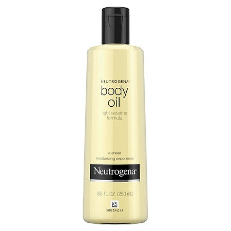 Neutrogena Body Oil Light Sesame Formula; 8.5 Fluid Ounces; 3 Per Box; 8 Per Case