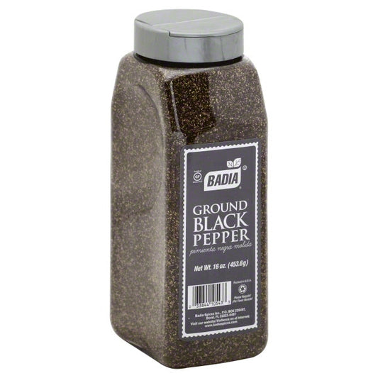 Badia Pepper Black Ground; 16 Ounces; 6 Per Case