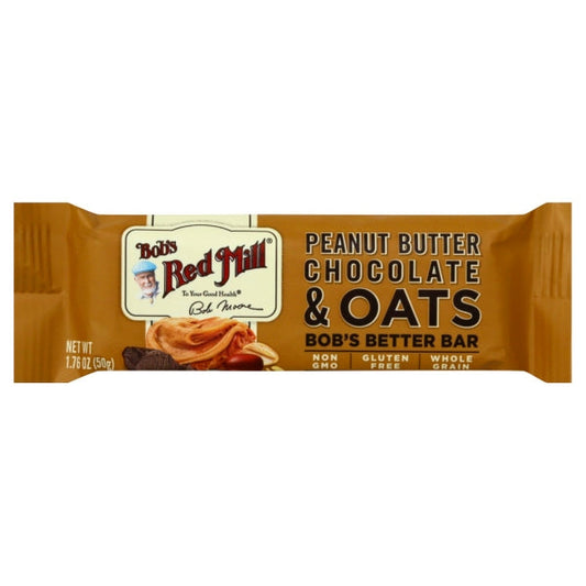 Bob's Red Mill Natural Foods Inc Peanut Butter Chocolate And Oats Bar; 1.76 Ounces; 12 Per Box; 12 Per Case