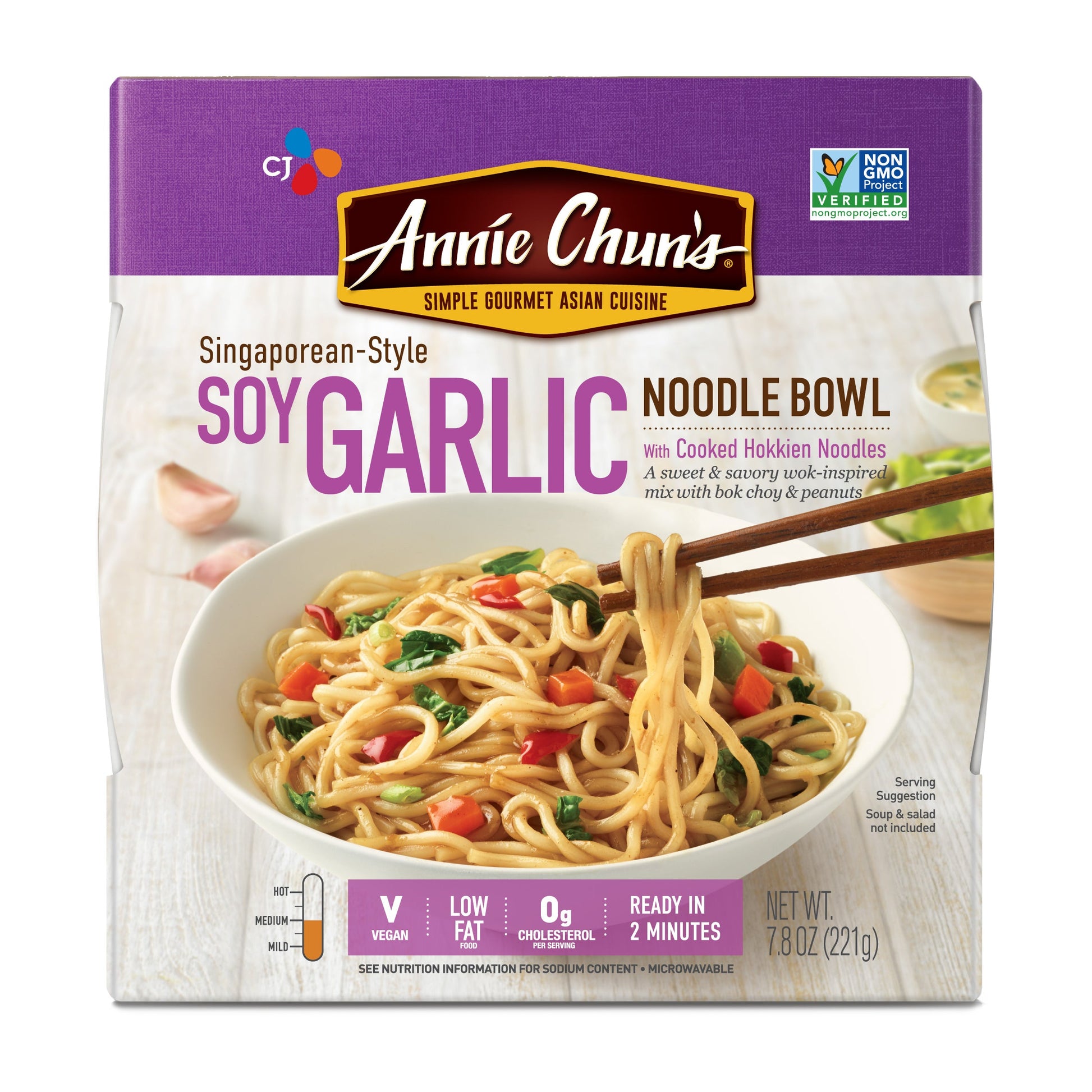 Annie Chun's Soy Garlic Noodle Bowl; 7.9 Ounces; 6 Per Case - High Mart Wholesale