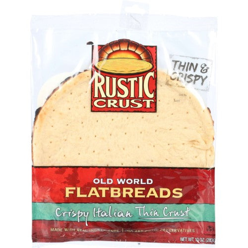 Rustic Crust Crispy Italian Thin Pizza Crust; 1 Each; 8 Per Case - High Mart Wholesale
