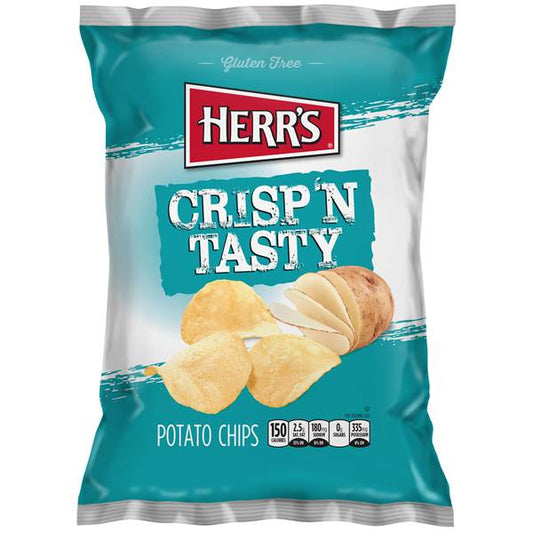 Herr Brands Crisp N'tasty Potato Chip; 7 Ounce; 12 Per Case - High Mart Wholesale