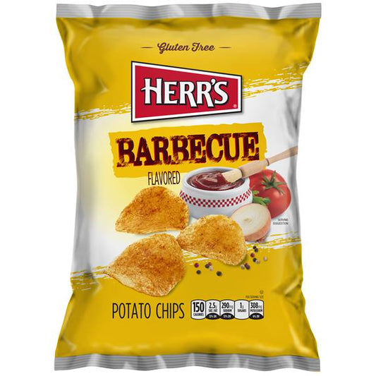 Herr Brands Barbecue Potato Chip; 7 Ounce; 12 Per Case - High Mart Wholesale