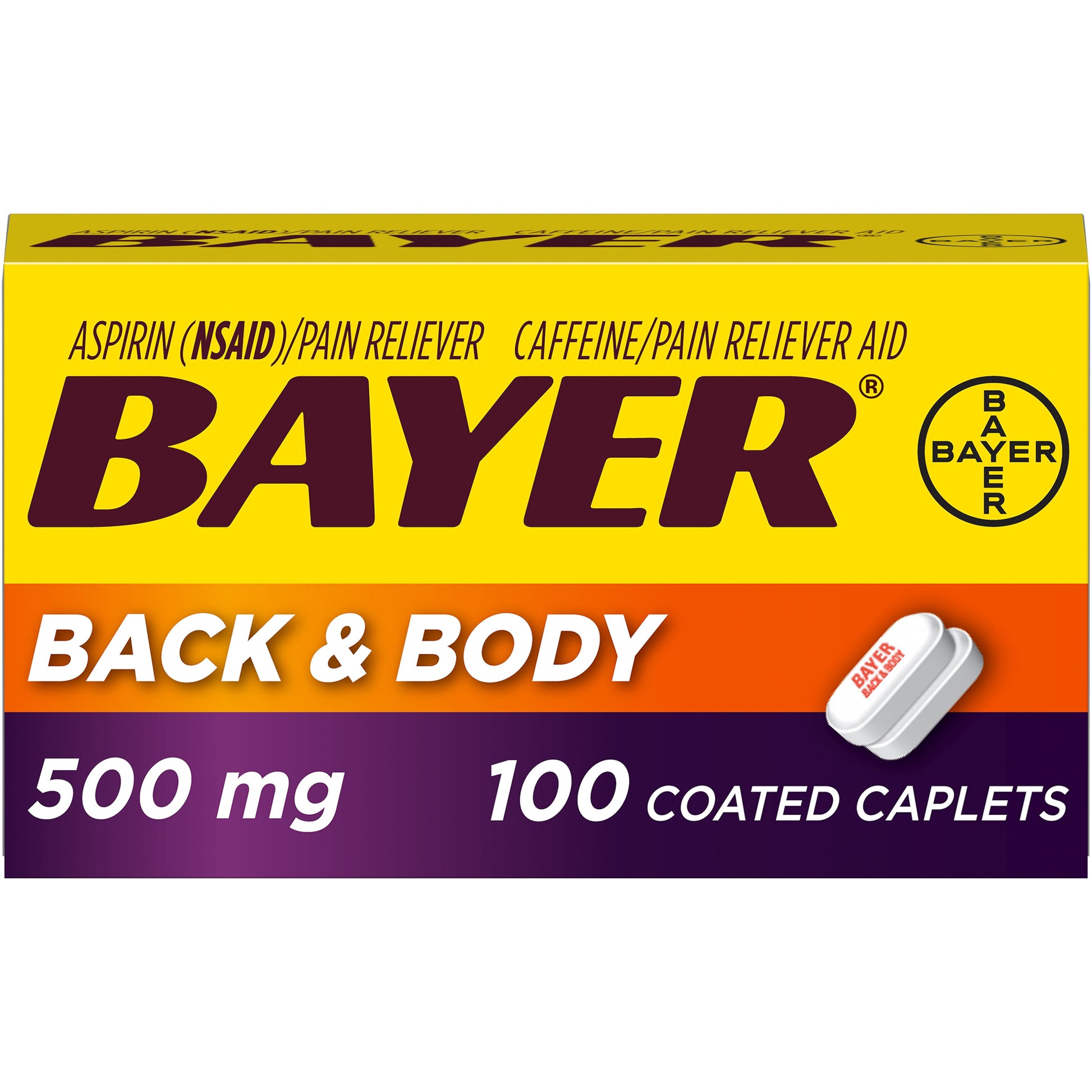 Bayer Back & Body 100 Count; 100 Piece; 3 Per Box; 8 Per Case - High Mart Wholesale