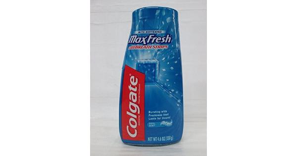 Colgate Max Fresh With Whitening Cool Mint Liquid Toothpaste; 4.6 Ounces; 12 Per Case