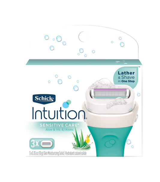 Schick Refill Intuition Sensitive; 3 Count; 5 Per Box; 12 Per Case