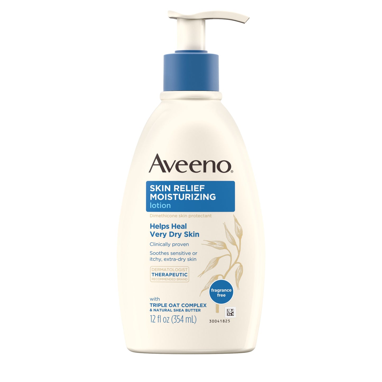 Aveeno Skin Relief Moisture Lotion Fragrance Free; 12 Fluid Ounce; 3 Per Box; 4 Per Case