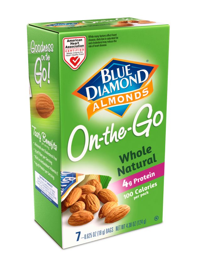 Blue Diamond Almonds Almond Whole Natural .625Oz; 4.38 Ounces; 6 Per Case - High Mart Wholesale