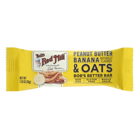 Bob's Red Mill Natural Foods Inc Peanut Butter Banana And Oats Bar; 1.76 Ounces; 12 Per Box; 12 Per Case