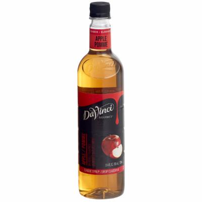 Davinci Gourmet Apple Syrup; 750 Milileter; 4 Per Case - High Mart Wholesale