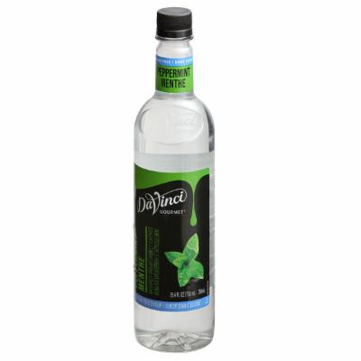 Davinci Gourmet Syrup Peppermint Sugar Free; 750 Milileter; 4 Per Case - High Mart Wholesale