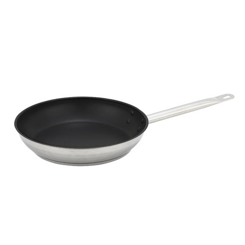 Winco Fry Pan Non Stick Stainless Steel 8 Inch; 1 Each - High Mart Wholesale