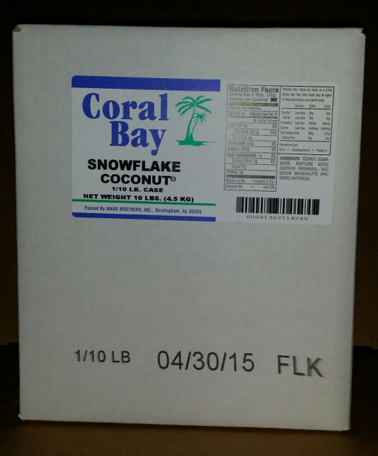 Coral Bay Coconut Snowflake; 10 Pound - High Mart Wholesale