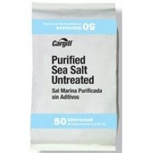 Cargill Sea Salt Purified Untreated; 50 Pounds