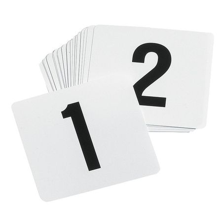 Tablecraft Number Set For Table 1/8"; 1 Each - High Mart Wholesale