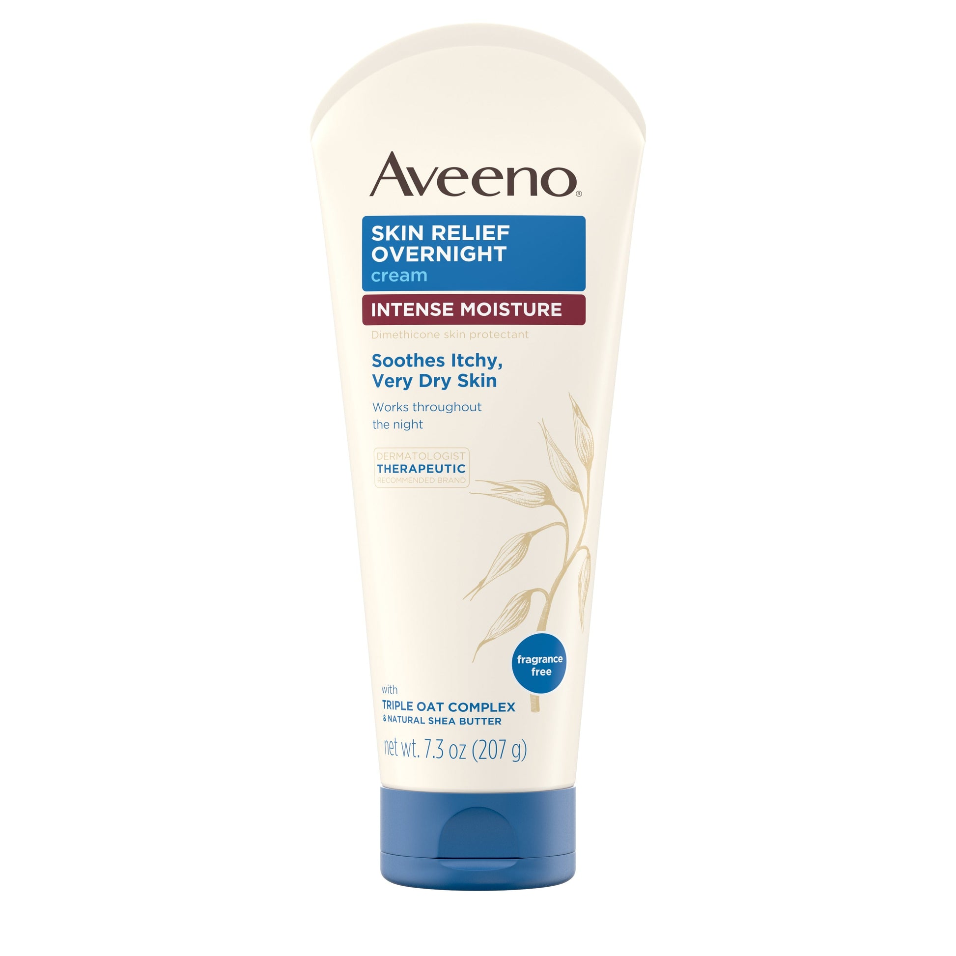 Aveeno Intense Relief Overnight Cream; 7.3 Ounces; 3 Per Box; 4 Per Case - High Mart Wholesale