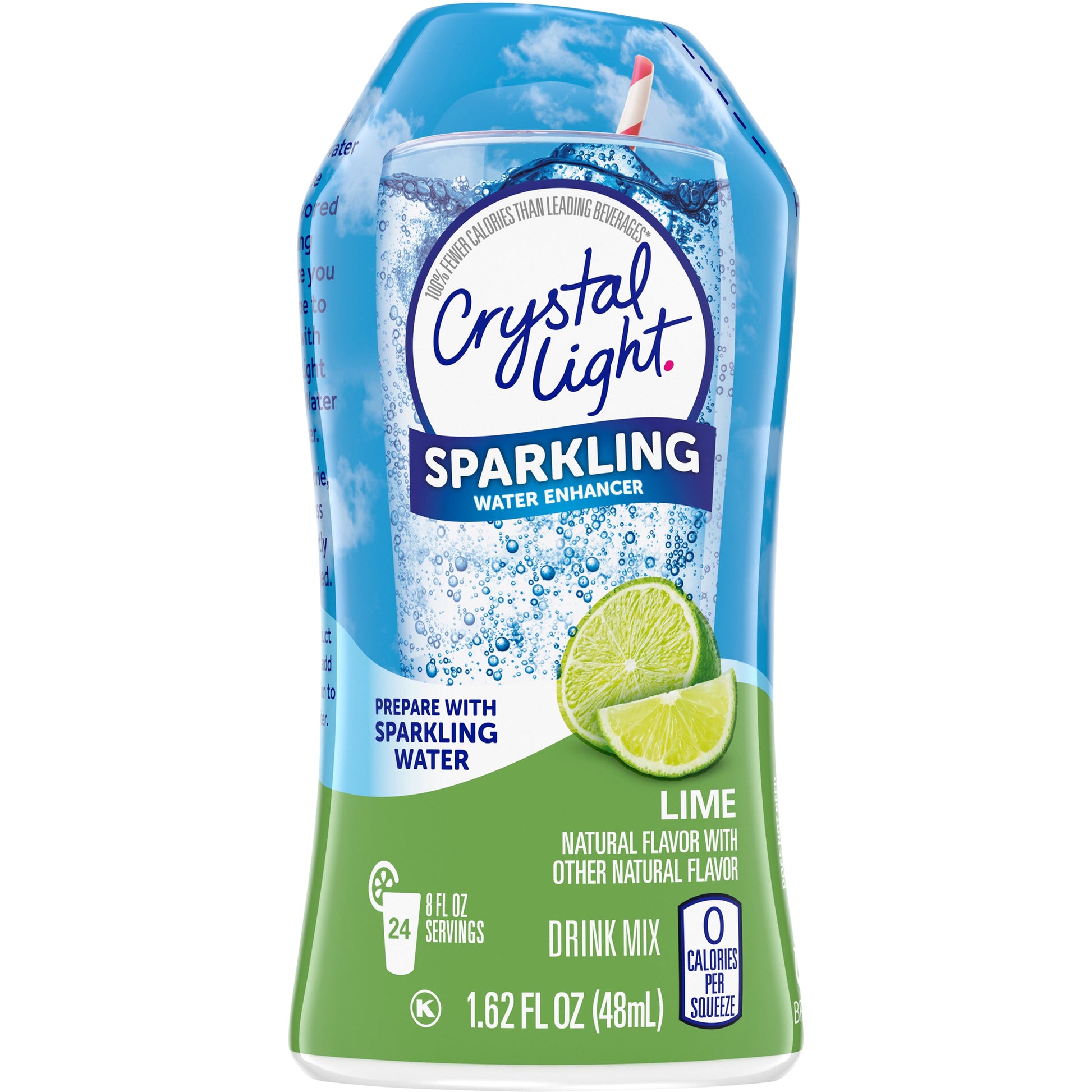 Crystal Light Lime Liquid Concentrate; 1.62 Fluid Ounce; 12 Per Case - High Mart Wholesale