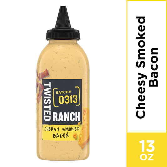 Twisted Ranch Cheese Smoked Bacon Ranch Dressing Bottle; 13 Fluid Ounce; 6 Per Case