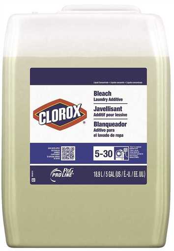 Pgproline Professional Clorox Bleach Concentrate; 5 Gallon; 1 Per Case