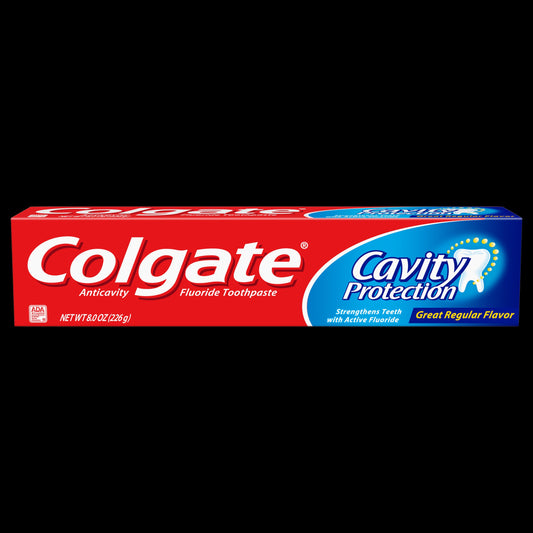 Colgate Cavity Protection Great Regular Flavor Toothpaste; 8 Ounces; 6 Per Box; 4 Per Case