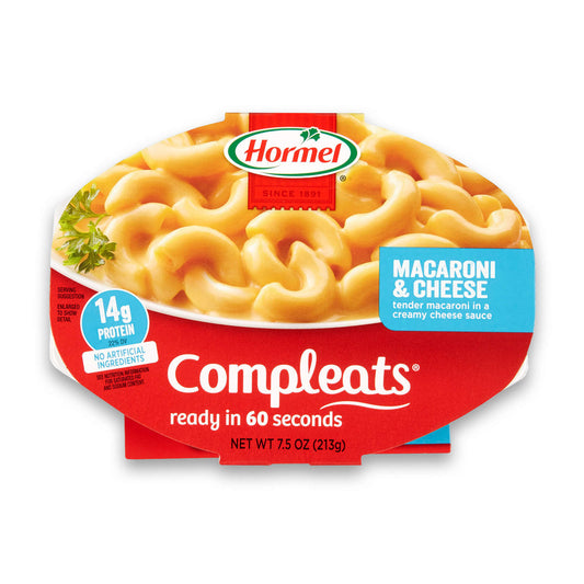 Hormel Compleats Mac & Cheese; 7.5 Ounce; 7 Per Case