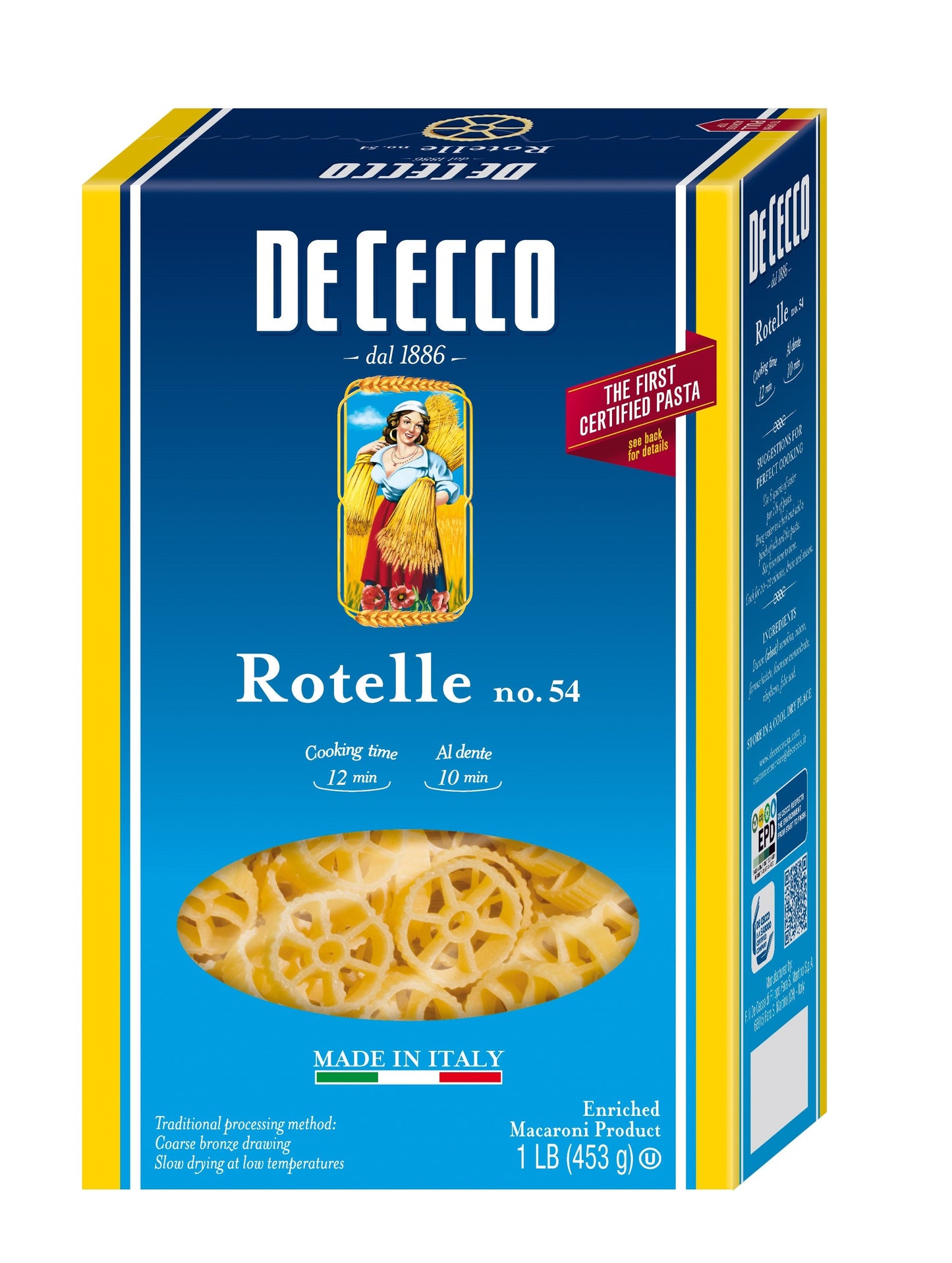 De Cecco No. 54 Rotelle; 1 Pounds; 12 Per Case