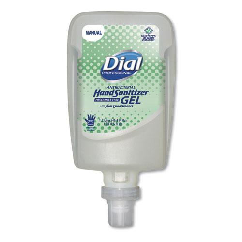 Dial Gel Hand Sanitizer Fit Universal Manual Refill; 40.6 Fluid Ounces; 3 Per Case