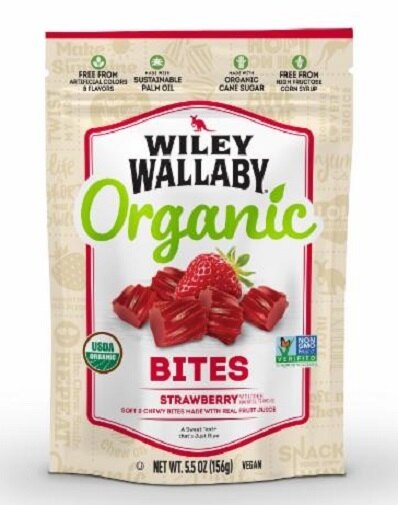 Wiley Wallaby Organic Strawberry Licorice; 5.5 Ounces; 8 Per Case
