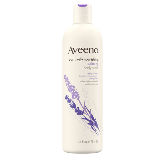 Aveeno Calm Lavender Body Wash; 16 Fluid Ounces; 3 Per Box; 4 Per Case - High Mart Wholesale