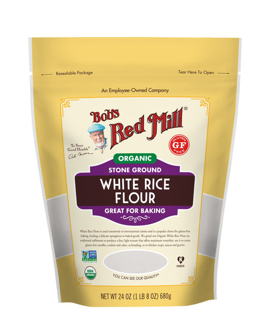 Bob's Red Mill Natural Foods Inc Rice Flour White Organic; 24 Ounces; 4 Per Case