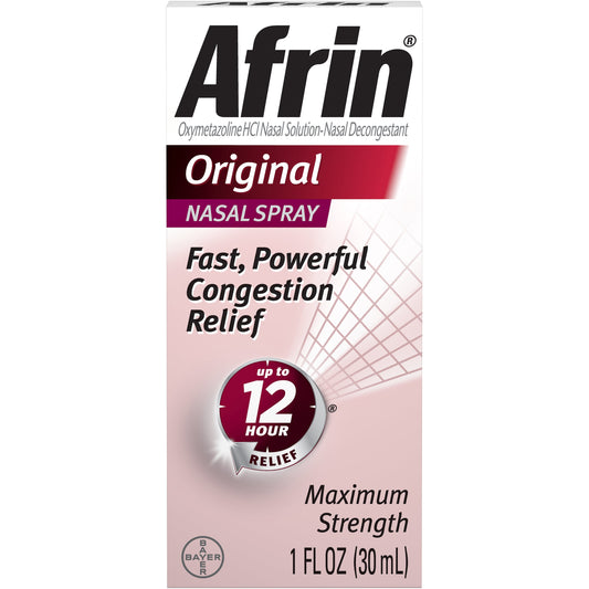 Afrin Original 12 Hour Nasal Spray 30Ml; 1.01 Fluid Ounces; 6 Per Box; 6 Per Case