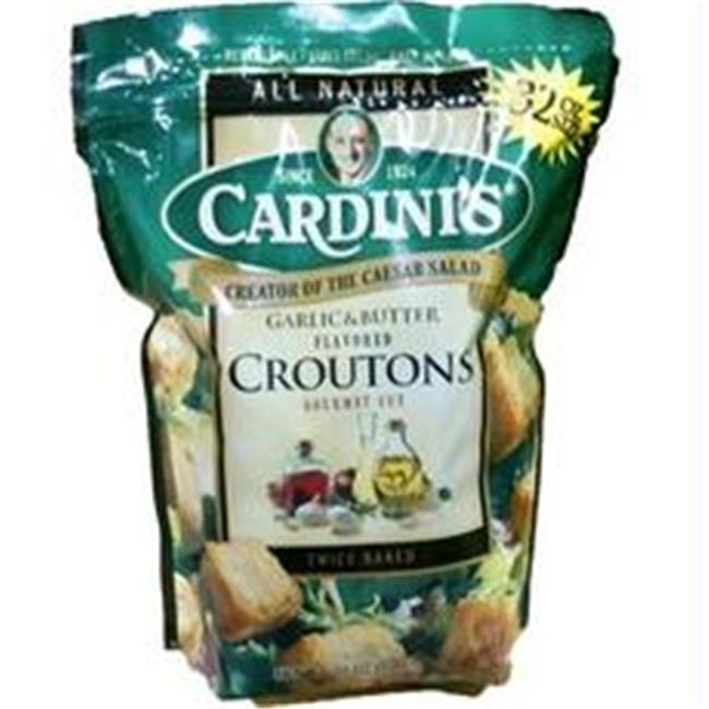 Cardini's Garlic And Butter Crouton Bag; 5 Ounce; 12 Per Case - High Mart Wholesale