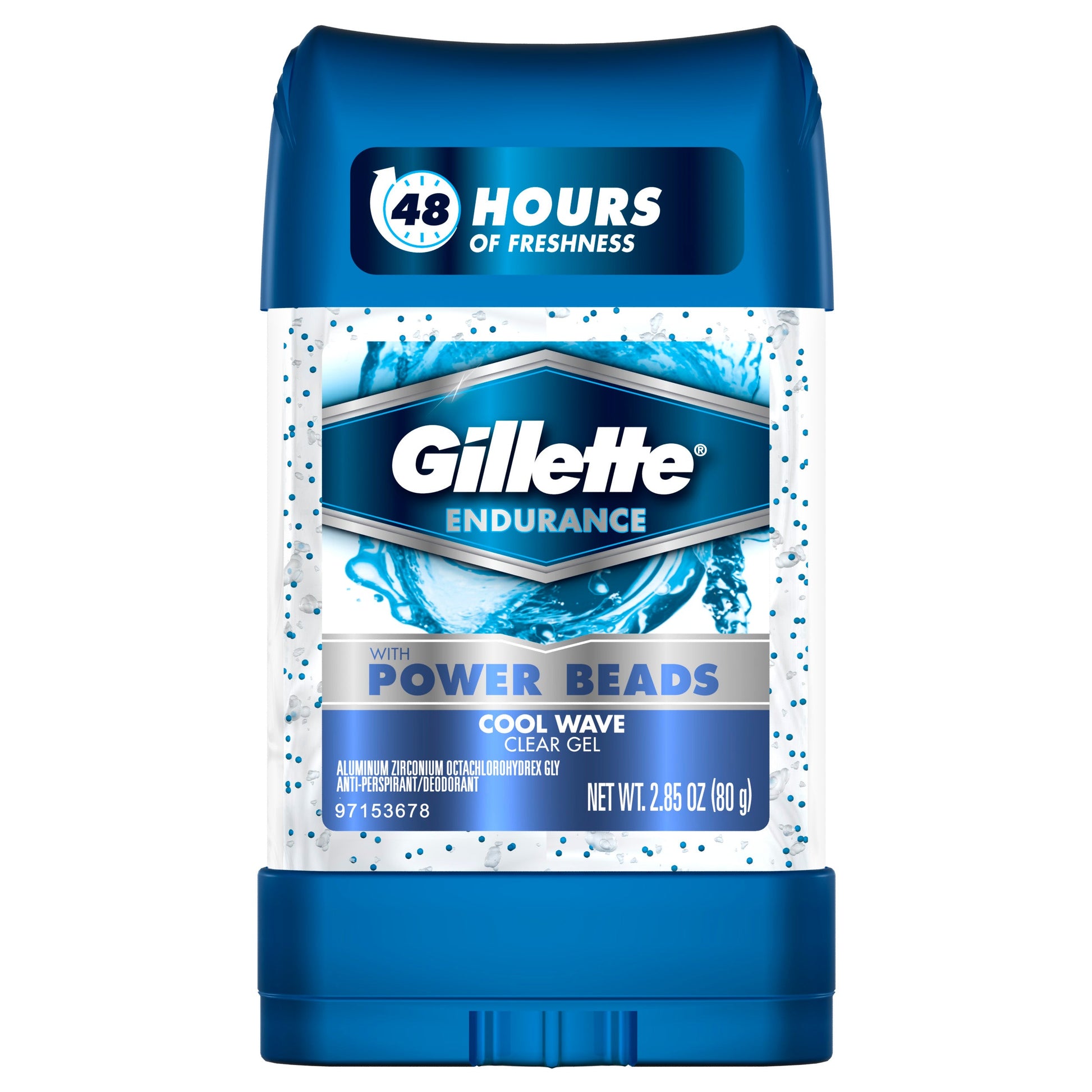 Gillette Deodorant Power Beads Cool Wave; 2.85 Ounces; 3 Per Box; 4 Per Case - High Mart Wholesale