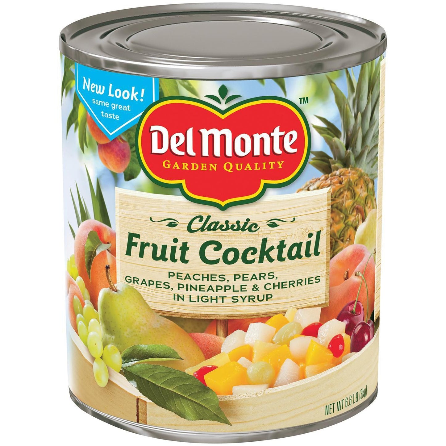 Del Monte Fruit Cocktail Extra Light Syrup; 105 Ounces; 6 Per Case