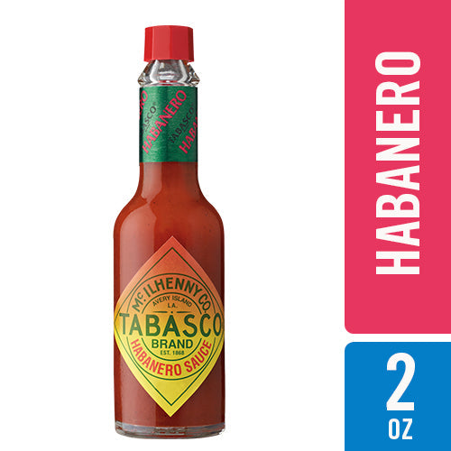 Tabasco Habanero Pepper Hot Sauce Bottle; 2 Fluid Ounce; 12 Per Case