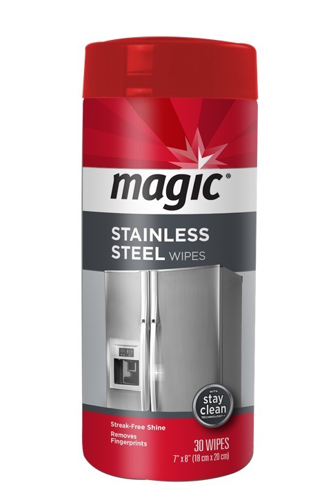 Magic Stainless Steel Wipes; 30 Count; 6 Per Case - High Mart Wholesale