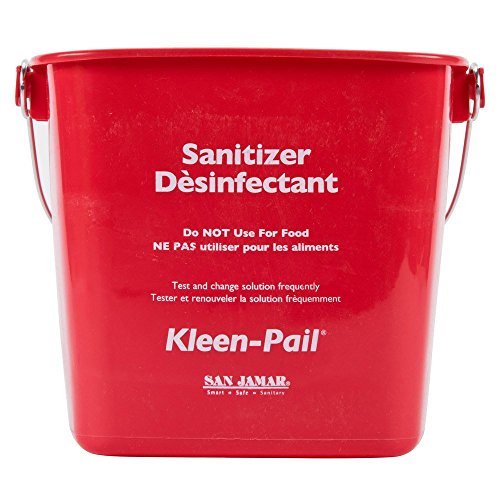 Kleen Pail Sanitizer 8Qt Red; 1 Each - High Mart Wholesale