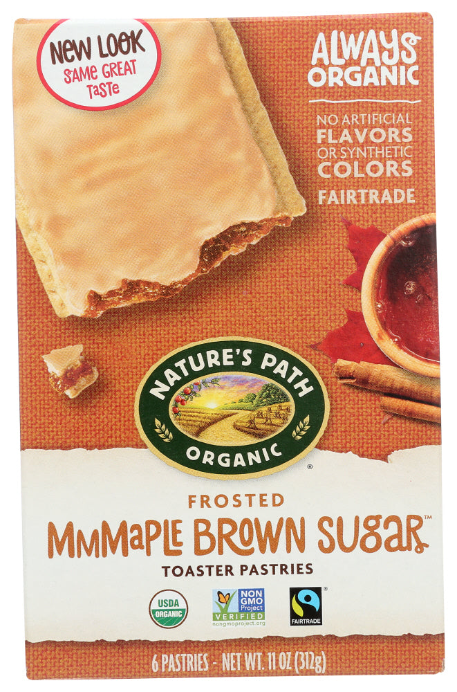 Nature's Path Brown Sugar Cinnamon Frosted Toaster Pastry; 11 Ounces; 12 Per Case - High Mart Wholesale