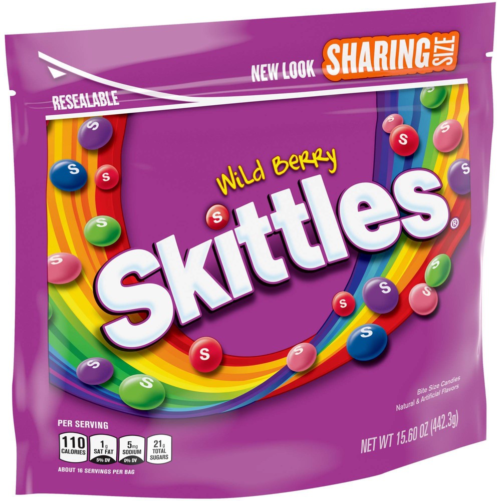 Skittles Wildberry Stand Up Pouch; 15.6 Ounces; 6 Per Case