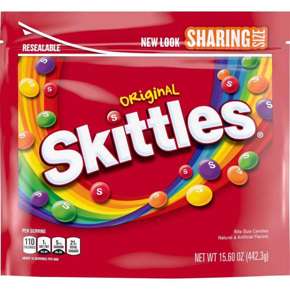 Skittles Original Stand Up Pouch; 15.6 Ounces; 6 Per Case