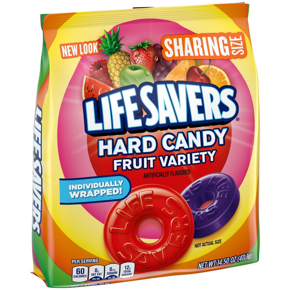 Lifesavers Hard Candy Fruit Variety Stand Up Pouch; 14.5 Ounces; 6 Per Case