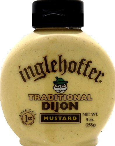 Inglehoffer Traditional Dijon Mustard Bottle; 9 Ounce; 6 Per Case - High Mart Wholesale