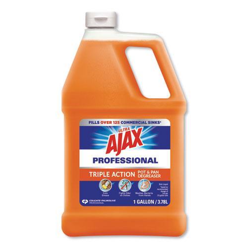 Ajax Ultra Triple Action Dish Soap Orange; 128 Fluid Ounces; 4 Per Case