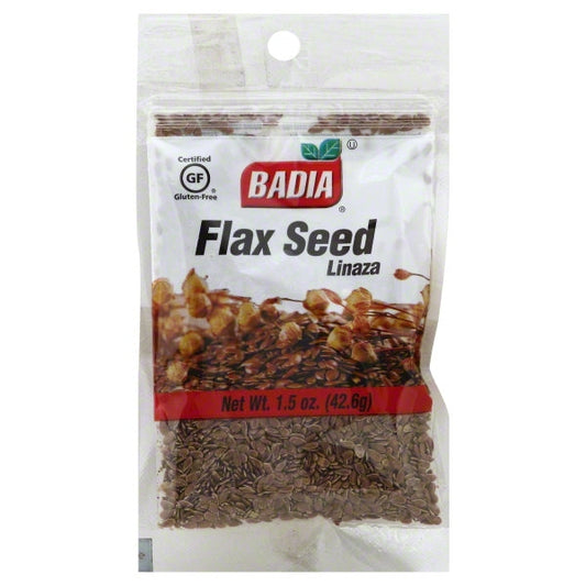 Badia Flax Seed; 1.5 Ounces; 12 Per Box; 48 Per Case