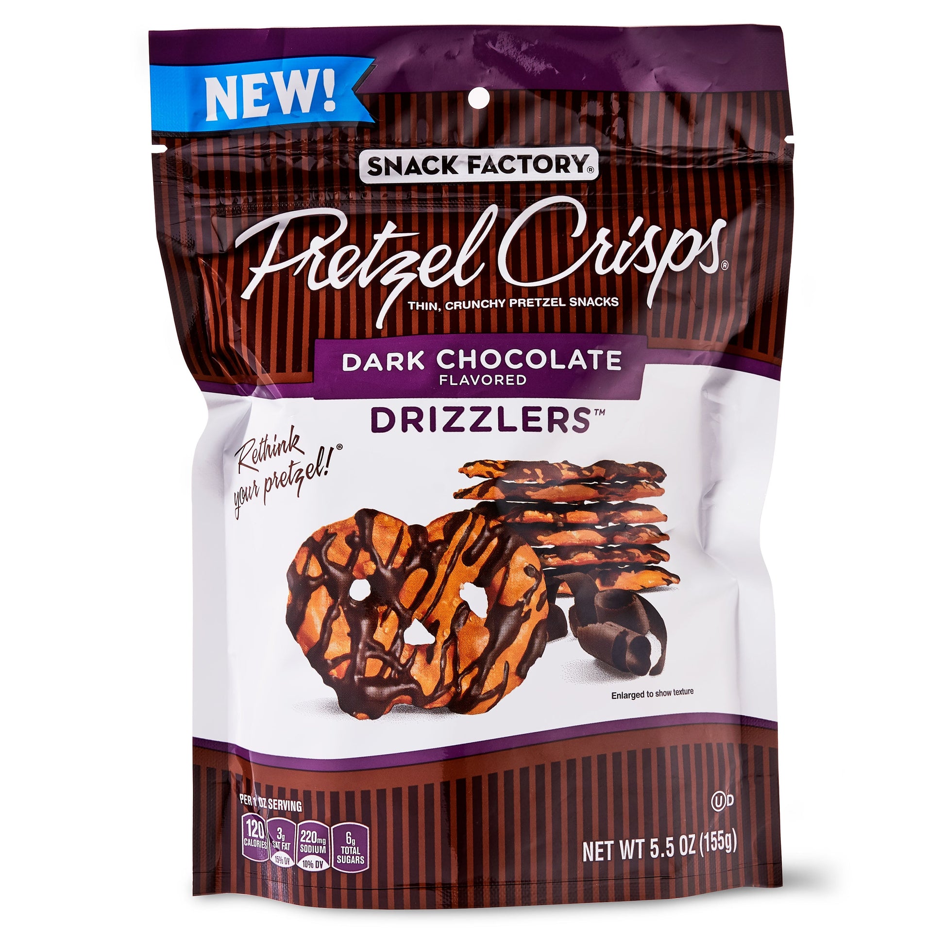 Snack Factory Drizzlers Dark Chocolate; 5.5 Ounce; 12 Per Case - High Mart Wholesale