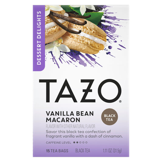 Tazo Tea Vanilla Bean Macaron; 15 Count; 6 Per Case - High Mart Wholesale