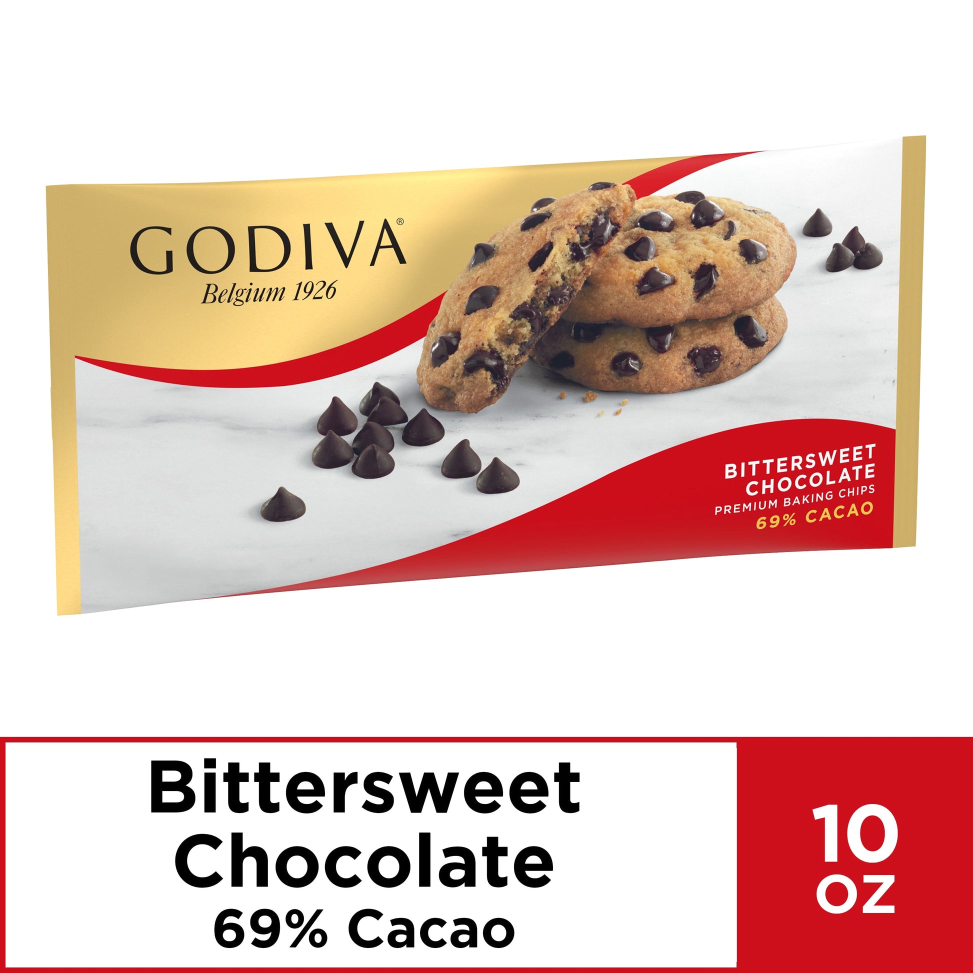 Godiva Baking Chocolate Chip; 58 Count; 1 Per Case - High Mart Wholesale