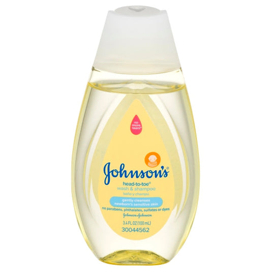 Johnson's Baby Baby Wash & Shampoo; 3.4 Fluid Ounce; 12 Per Case - High Mart Wholesale