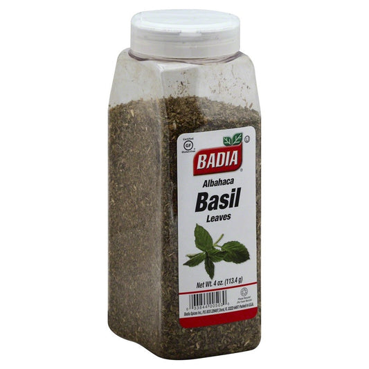 Badia Basil Leaves Whole; 4 Ounces; 6 Per Case