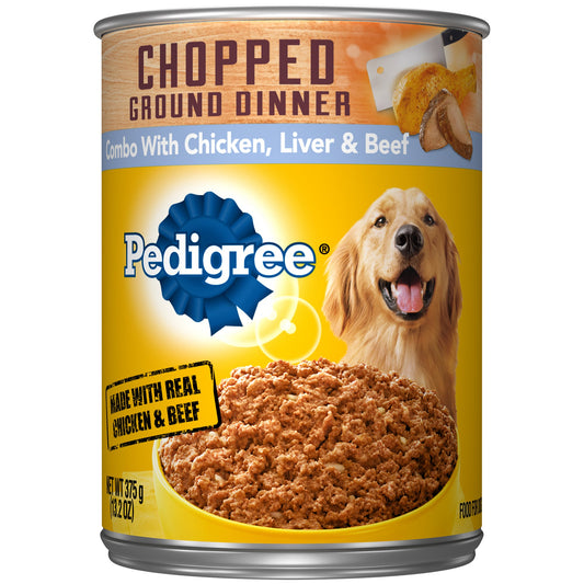 Pedigree Chicken Beef Liver Dinner; 13.2 Ounces; 12 Per Case